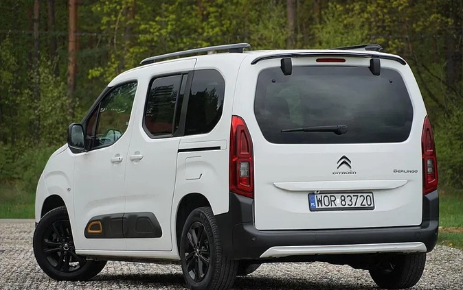 Citroen Berlingo cena 71500 przebieg: 157000, rok produkcji 2021 z Kętrzyn małe 781